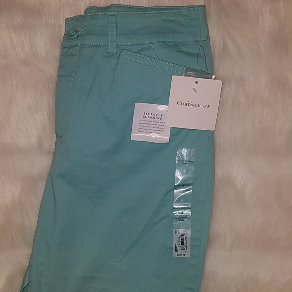 《NWT》 crofts& barrow classic fit capris
